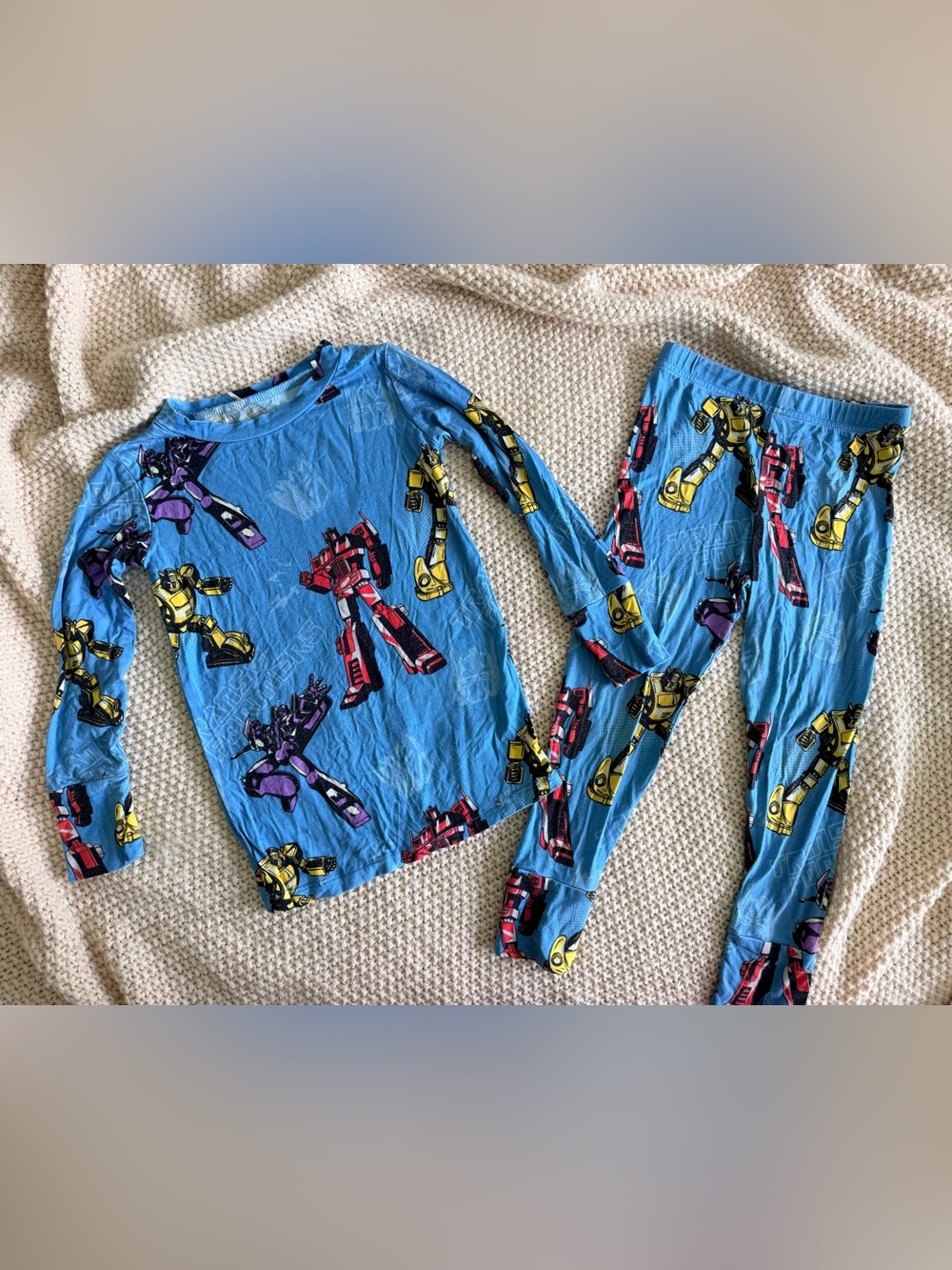 Bums & Roses x Transformers™ Bamboo Pajama Set 🤖💙